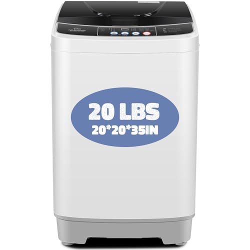 20Lbs Full-Automatic Portable Washer and Dryer Combo