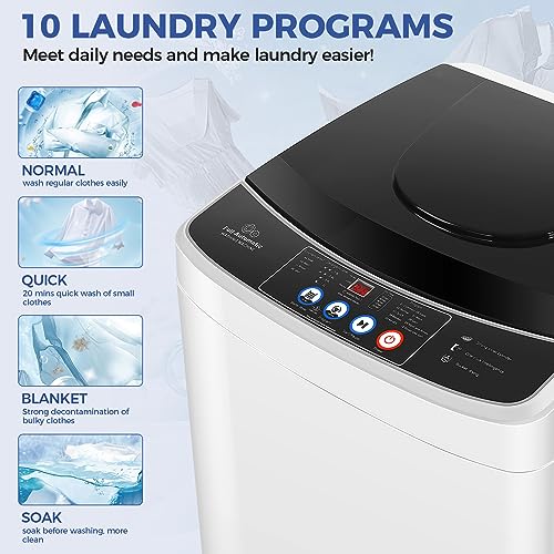 20Lbs Full-Automatic Portable Washer and Dryer Combo