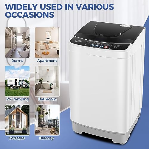 20Lbs Full-Automatic Portable Washer and Dryer Combo