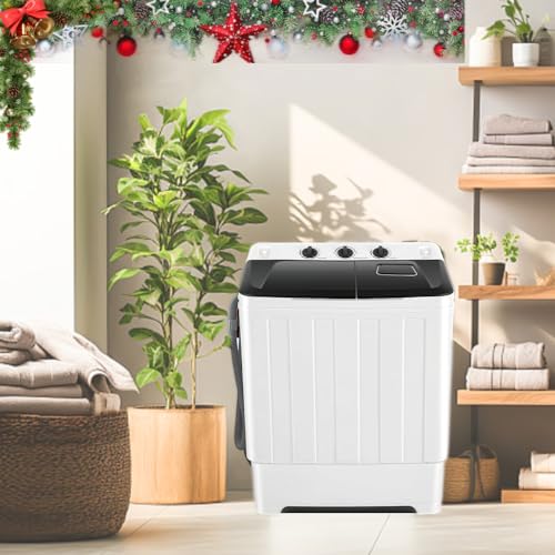 Compact 2-in-1 Portable Washer and Dryer Combo