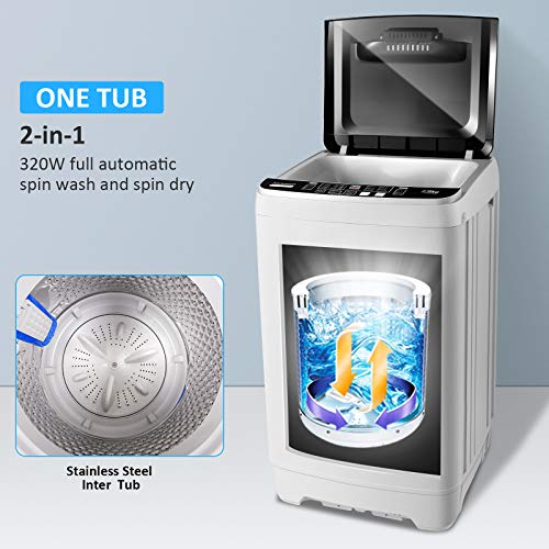 Compact Full-Automatic Portable Washing Machine with LED Display