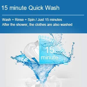 Compact Full-Automatic Portable Washing Machine with LED Display