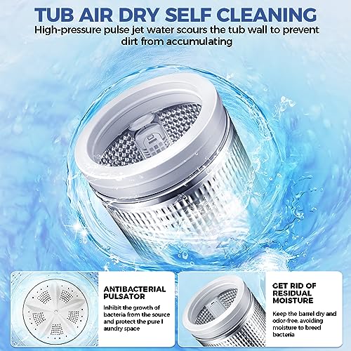 Compact Full-Automatic Portable Washing Machine 17.8lbs
