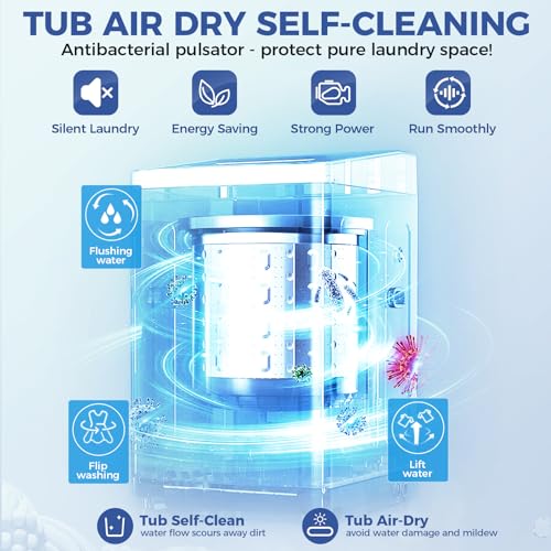 Compact Full-Automatic Portable Washing Machine with Drain Pump