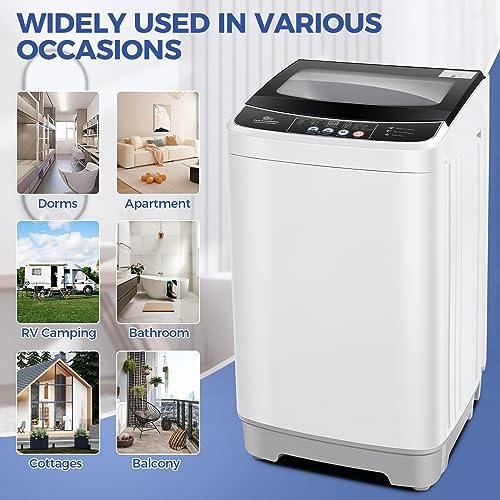 Compact 2-in-1 Portable Washer and Dryer Combo