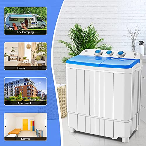 Compact Twin Tub Washing Machine for Apartments