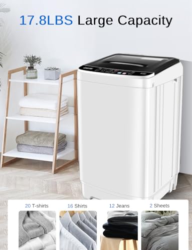 Compact Full Automatic Portable Washing Machine 17.8Lbs