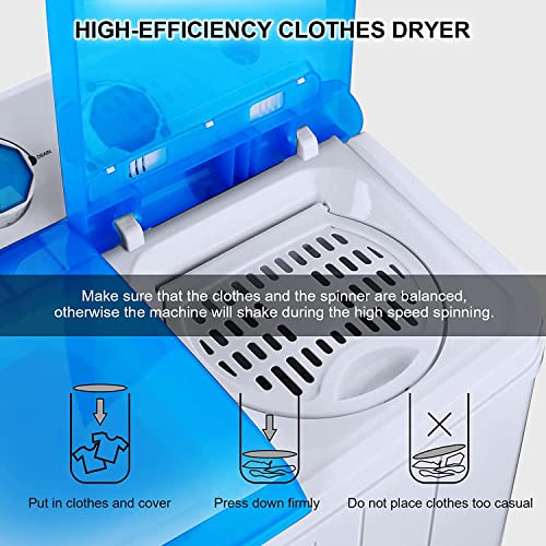 Compact Twin Tub Washing Machine for Apartments