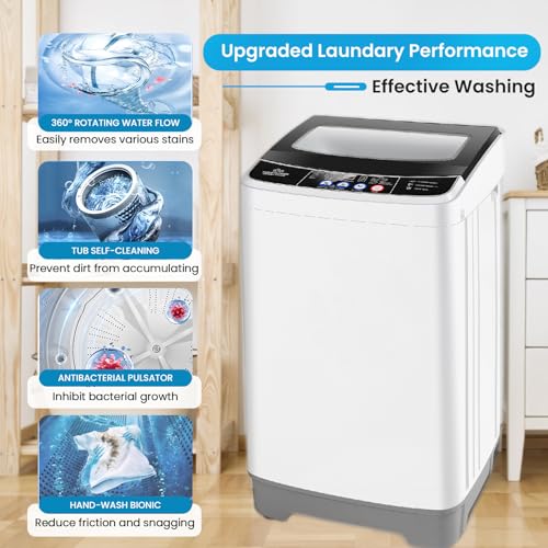 Compact 2.4 Cu.Ft. Portable Washing Machine