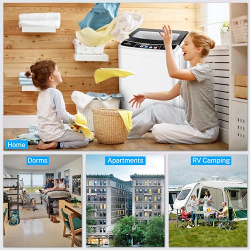 Compact 2.4 Cu.Ft. Portable Washing Machine