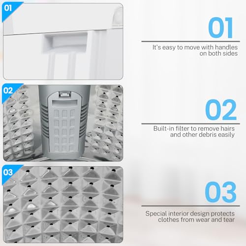 Compact 2.4 Cu.Ft. Portable Washing Machine