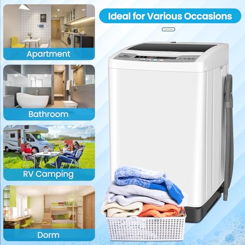 Compact 2.4 Cu.Ft Portable Washing Machine