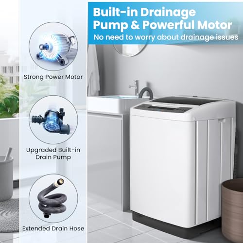 Compact 2.4 Cu.Ft Portable Washing Machine