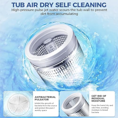 Compact Full-Automatic Portable Washing Machine Combo
