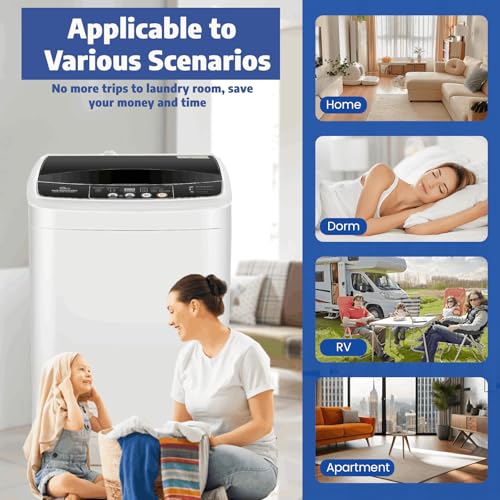 Compact Full-Automatic Portable Washing Machine Combo