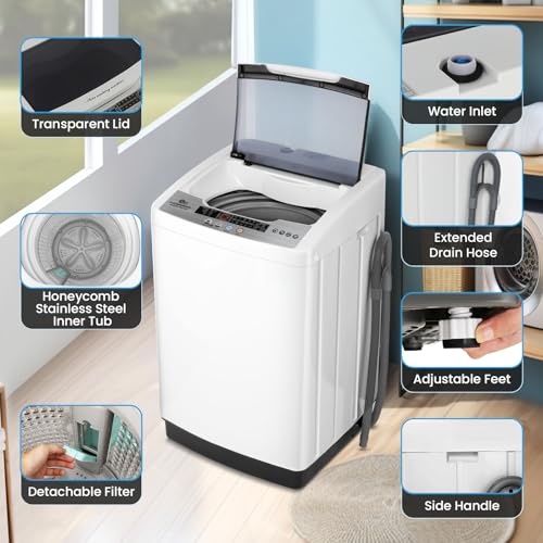 Compact 2.4 Cu.Ft Portable Washing Machine