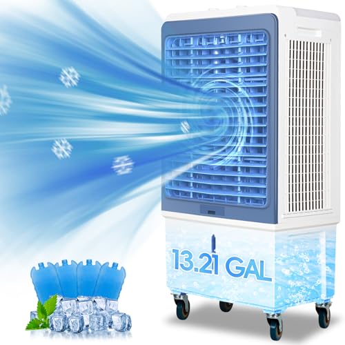 ACHAZEL Portable Evaporative Air Cooler - 1076 Sq. Ft