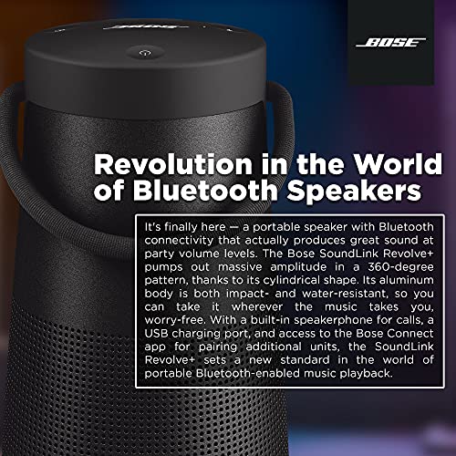 Portable Bose SoundLink Revolve+ II Bluetooth Speaker