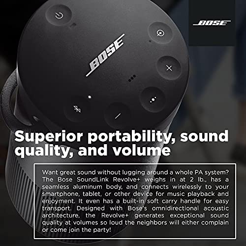 Portable Bose SoundLink Revolve+ II Bluetooth Speaker