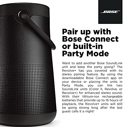 Portable Bose SoundLink Revolve+ II Bluetooth Speaker