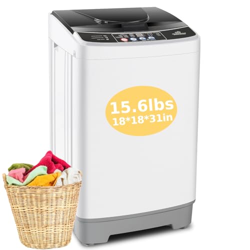 Nictemaw 15.6 lbs Portable Compact Washing Machine