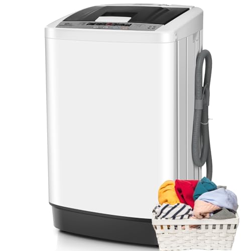 Compact 1.8Cu.ft Portable Washing Machine with 10 Programs