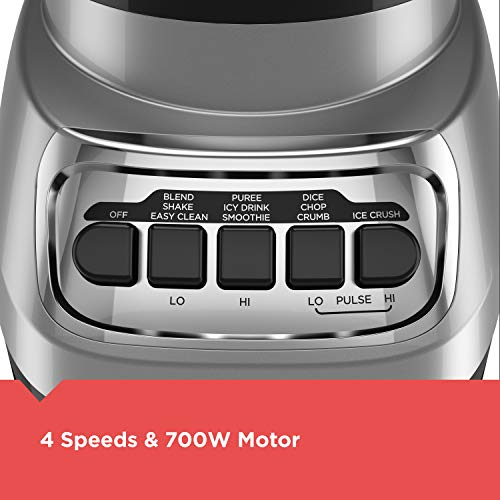 BLACK+DECKER PowerCrush Blender (Silver)