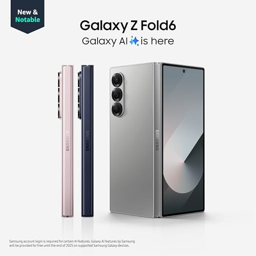 SAMSUNG Galaxy Z Fold 6 with 512GB Storage