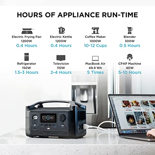 EF ECOFLOW RIVER Portable Power Station for Camping