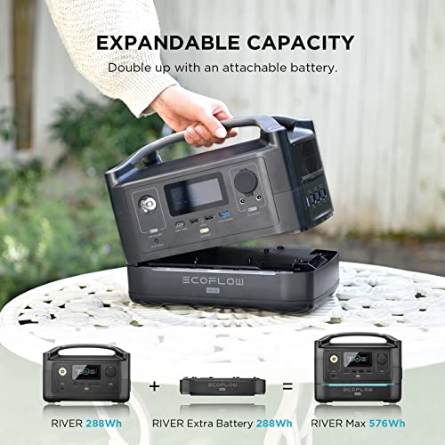 EF ECOFLOW RIVER Portable Power Station for Camping