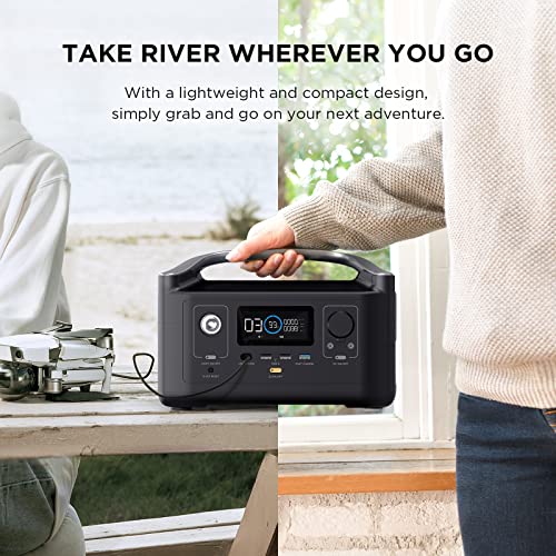 EF ECOFLOW RIVER Portable Power Station for Camping