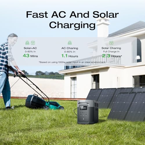 EF ECOFLOW DELTA 2 Solar Generator with Panels