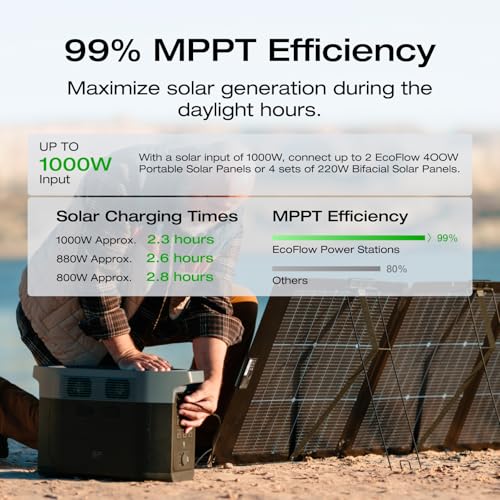 EF ECOFLOW DELTA 2 Solar Generator with Panels