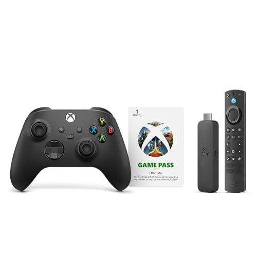 4K Fire TV Stick with Xbox Controller Bundle