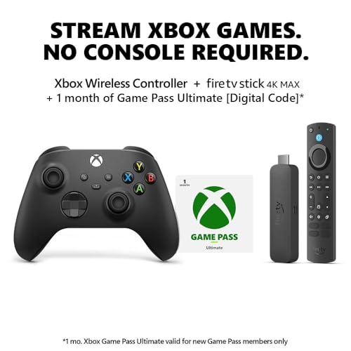 4K Fire TV Stick with Xbox Controller Bundle