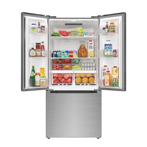 KoolMore 30-Inch 18.5 cu. ft. French Refrigerator