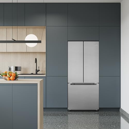 KoolMore 30-Inch 18.5 cu. ft. French Refrigerator