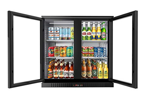 KoolMore Double Door Black Refrigerator