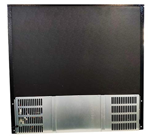 KoolMore Double Door Black Refrigerator
