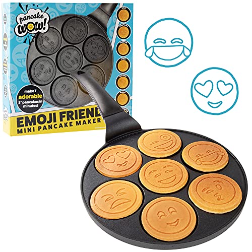 Gourmia Emoji Mini Pancake Maker - Fun Design