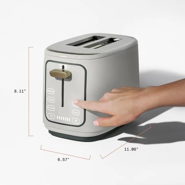 Drew Barrymore Touch-Activated 2-Slice Toaster - White
