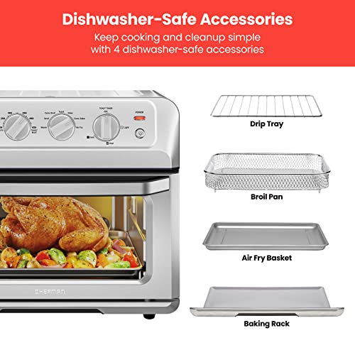 7-in-1 Chefman Air Fryer Toaster Oven Combo