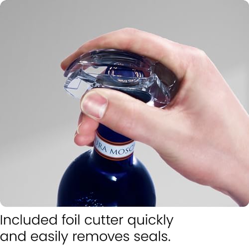 Chefman Automatic Electric Wine Opener with Foil Cutter