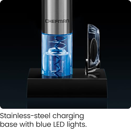Chefman Automatic Electric Wine Opener with Foil Cutter