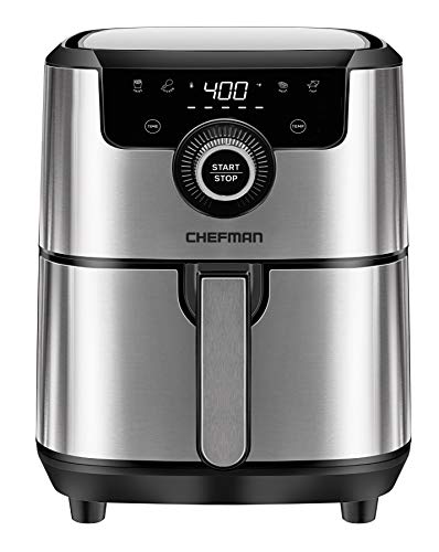 CHEFMAN 4.5 Qt Air Fryer with Dual Controls