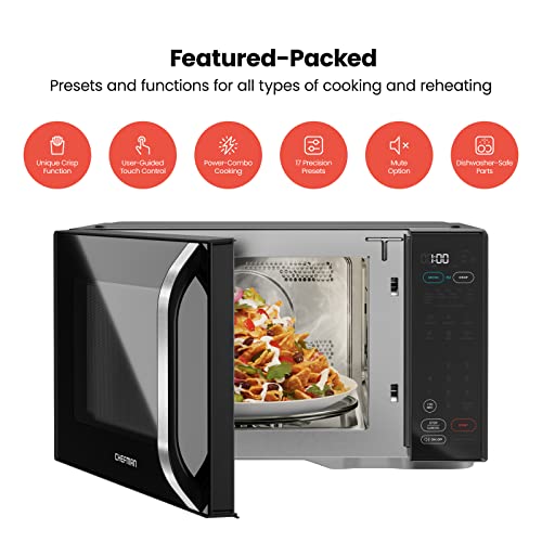 Chefman MicroCrisp 1.0 Cu Ft Digital Microwave Oven