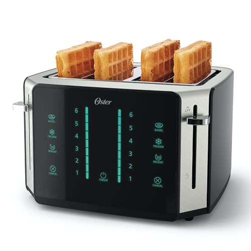 Oster Stainless Steel 4-Slice Touch Screen Toaster