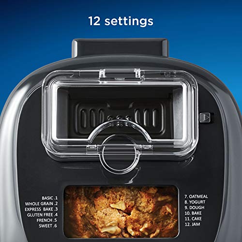 Oster ExpressBake 2-Pound Bread Maker, Grey