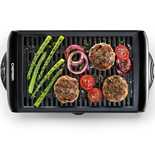 Chefman Smokeless Indoor Grill with Adjustable Temperature