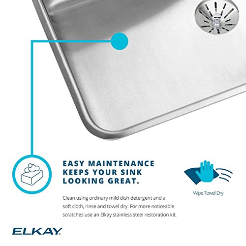 Elkay Lustertone Classic Single Bowl Stainless Steel Sink